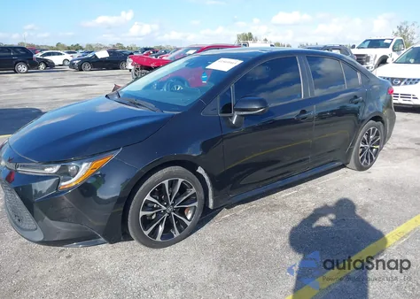 2021 Toyota Corolla Le z USA, uszkodzony, nr VIN 5YFEPMAE9MP147707